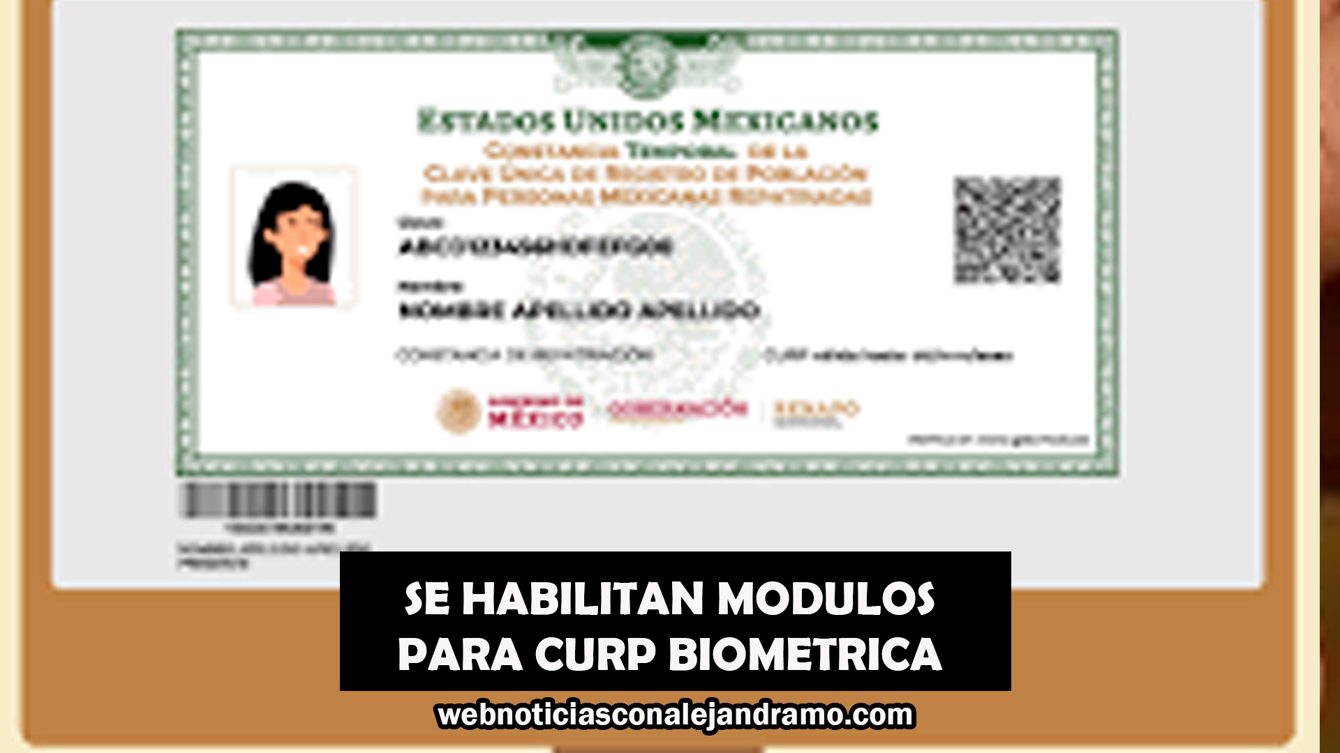 Renapo despliega 140 módulos piloto para tramitar la nueva CURP biométrica en todo el país