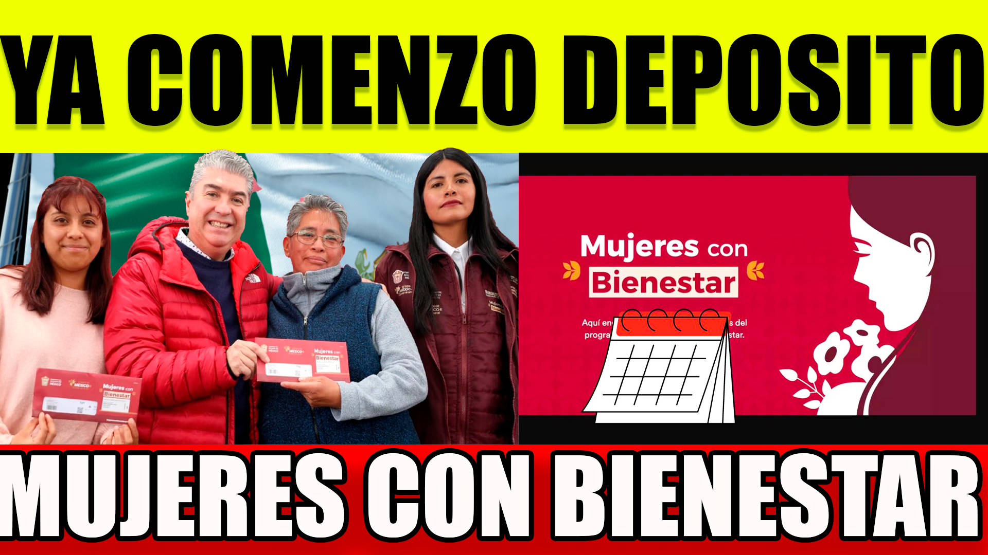 Ya comenzaron a caer las dispersiones de Mujeres con Bienestar: 2500 a cuenta