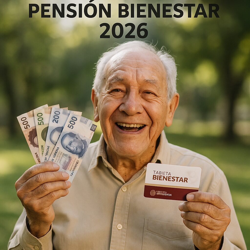 Aumento exacto de la pension bienestar para enero 2026