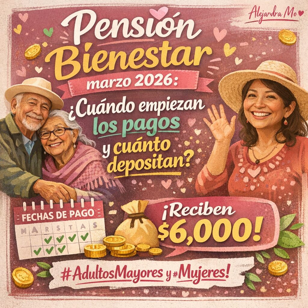 Pensión Bienestar marzo 2026: ¿cuándo empiezan los pagos y cuánto depositan a adultos mayores y mujeres?