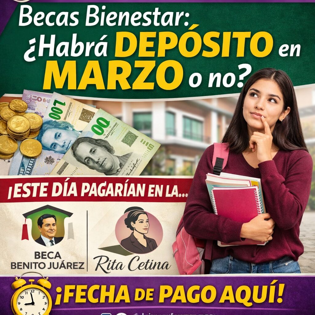 Becas Bienestar: ¿Habrá DEPÓSITO en MARZO o no? Este día pagarían en la Beca Benito Juárez y Rita Cetina