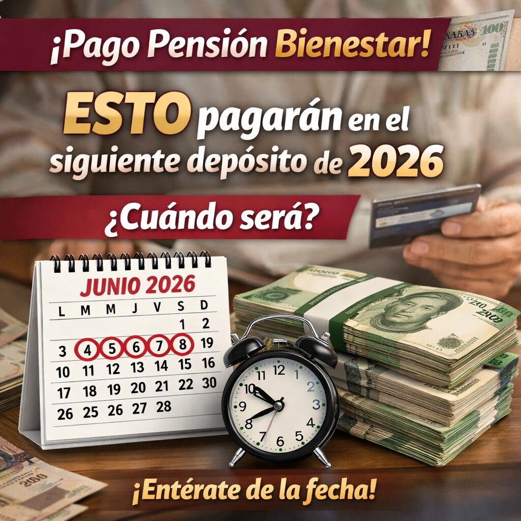 Pago Pensión Bienestar: ESTO pagarán en el siguiente depósito de 2026, ¿cuándo será?