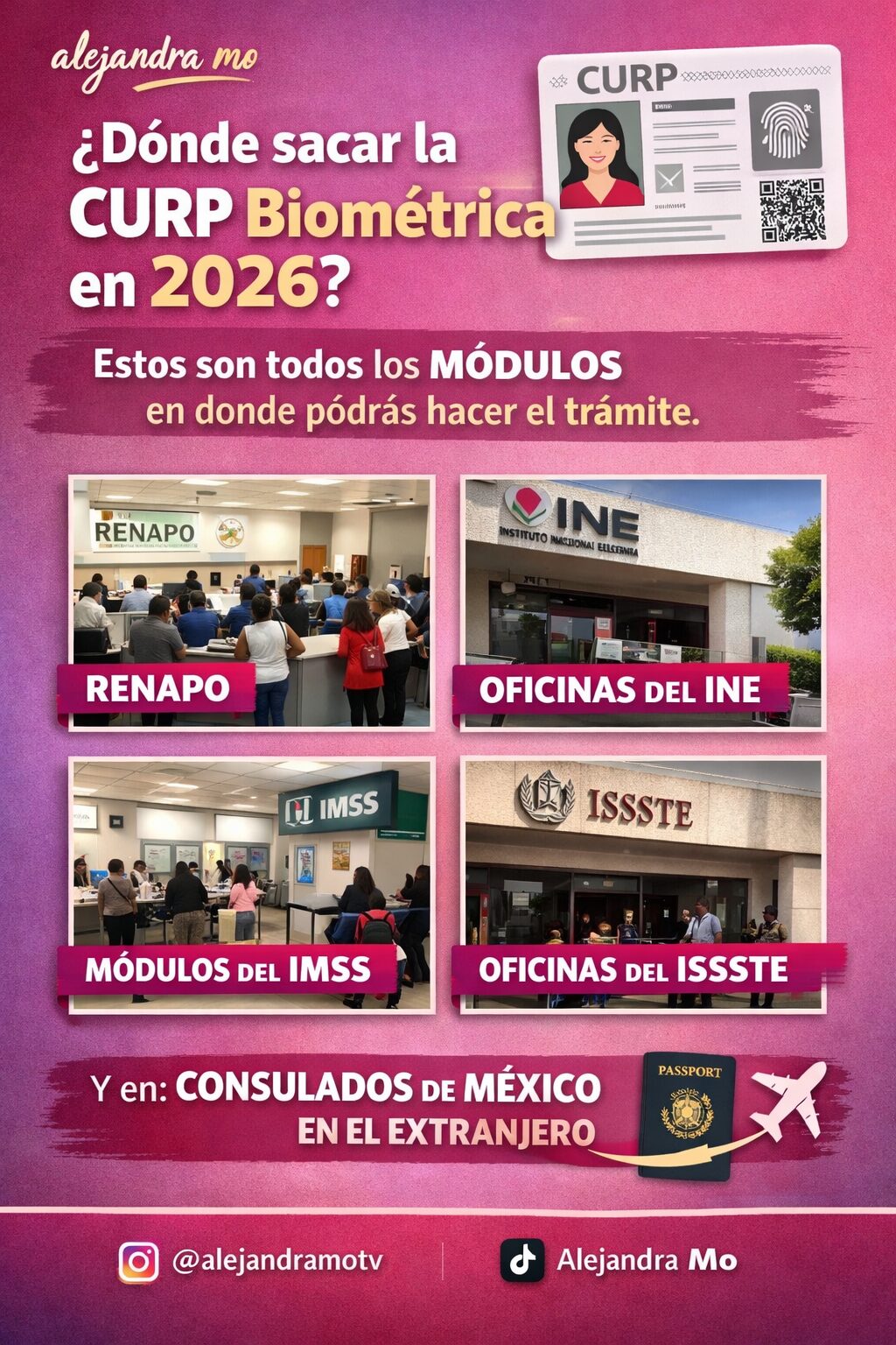 ¿Dónde sacar la CURP Biométrica en 2026?