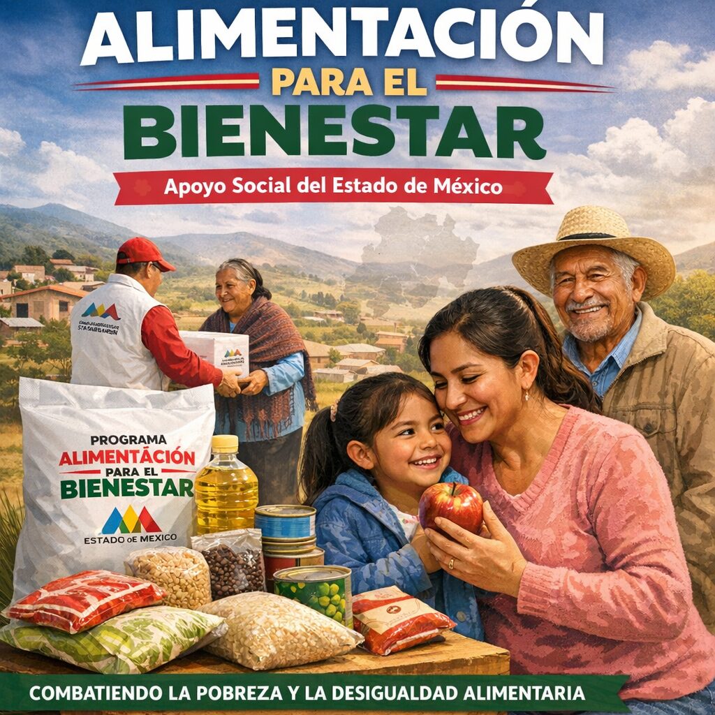 Alimentación Bienestar Edomex 2026 abre registro: ¿Cómo obtener despensas gratis? Requisitos, fechas y dónde solicitar el apoyo