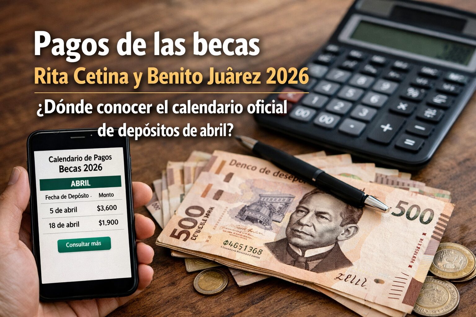 Pagos de las becas Rita Cetina y Benito Juárez 2026: dónde conocer el calendario oficial de depósitos de abril