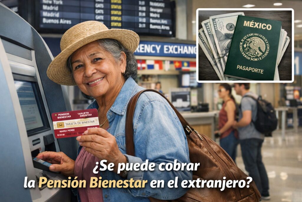 ¿Se puede cobrar la Pensión Bienestar en el extranjero? Esto es lo que ...