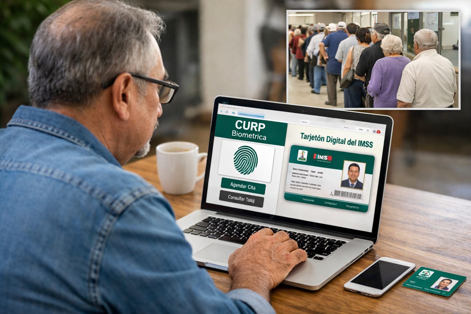 ¿Quiénes deben tramitar el Tarjetón Digital del IMSS en 2026? Así puedes evitar largas filas si eres pensionado o jubilado