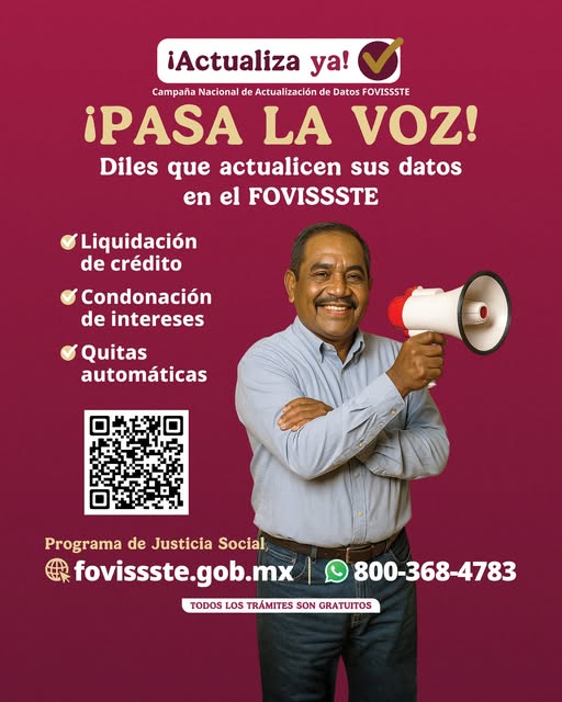 ¡Una buena noticia se comparte! actualiza tus datos para acceder a liquidaciones, condonaciones y más.