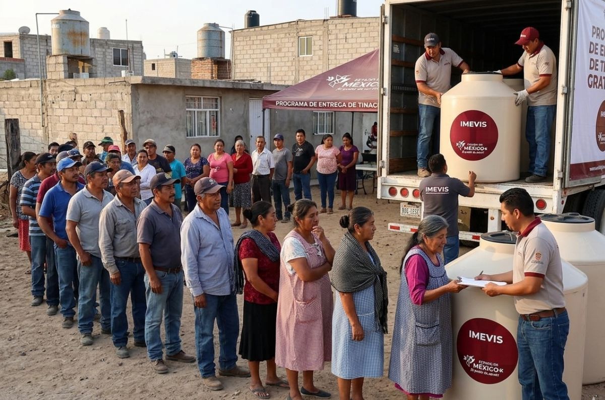 💧📦 Tinacos GRATIS Edomex: ¿Sí te toca el apoyo? Ya puedes verificar si fuiste seleccionado. Aquí te decimos cómo saberlo