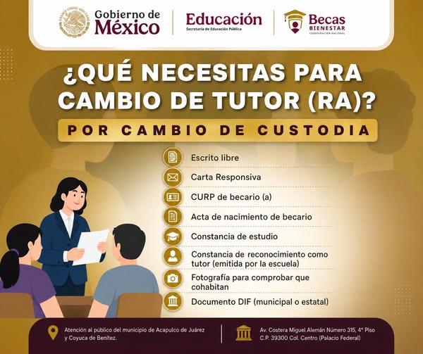 🔴 ¡Atención urgente! Ya puedes hacer el cambio de tutor (RA): esto debes saber antes de acudir