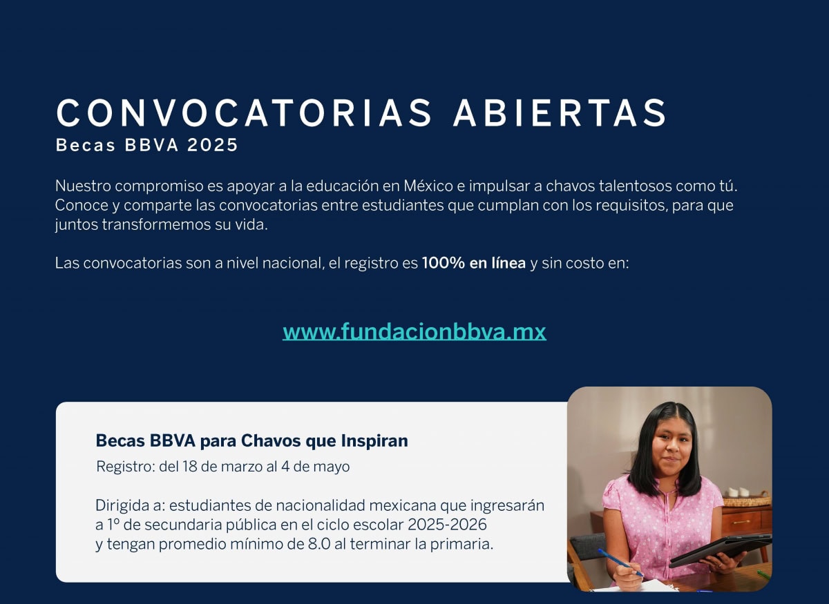 ¡PAPÁS, ATENTOS! 🚨 BBVA lanza beca de $2,000 mensuales para estudiantes que entrarán a secundaria: así puedes inscribir a tu hijo