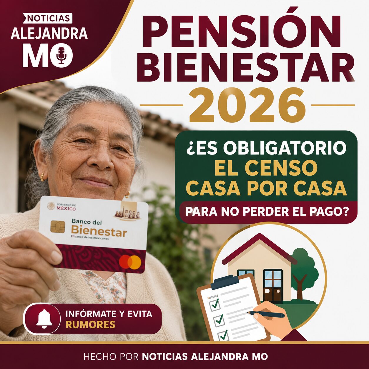 🚨 Pensión Bienestar 2026: El Gobierno ACLARA si el Censo Casa por Casa es OBLIGATORIO para seguir recibiendo el pago