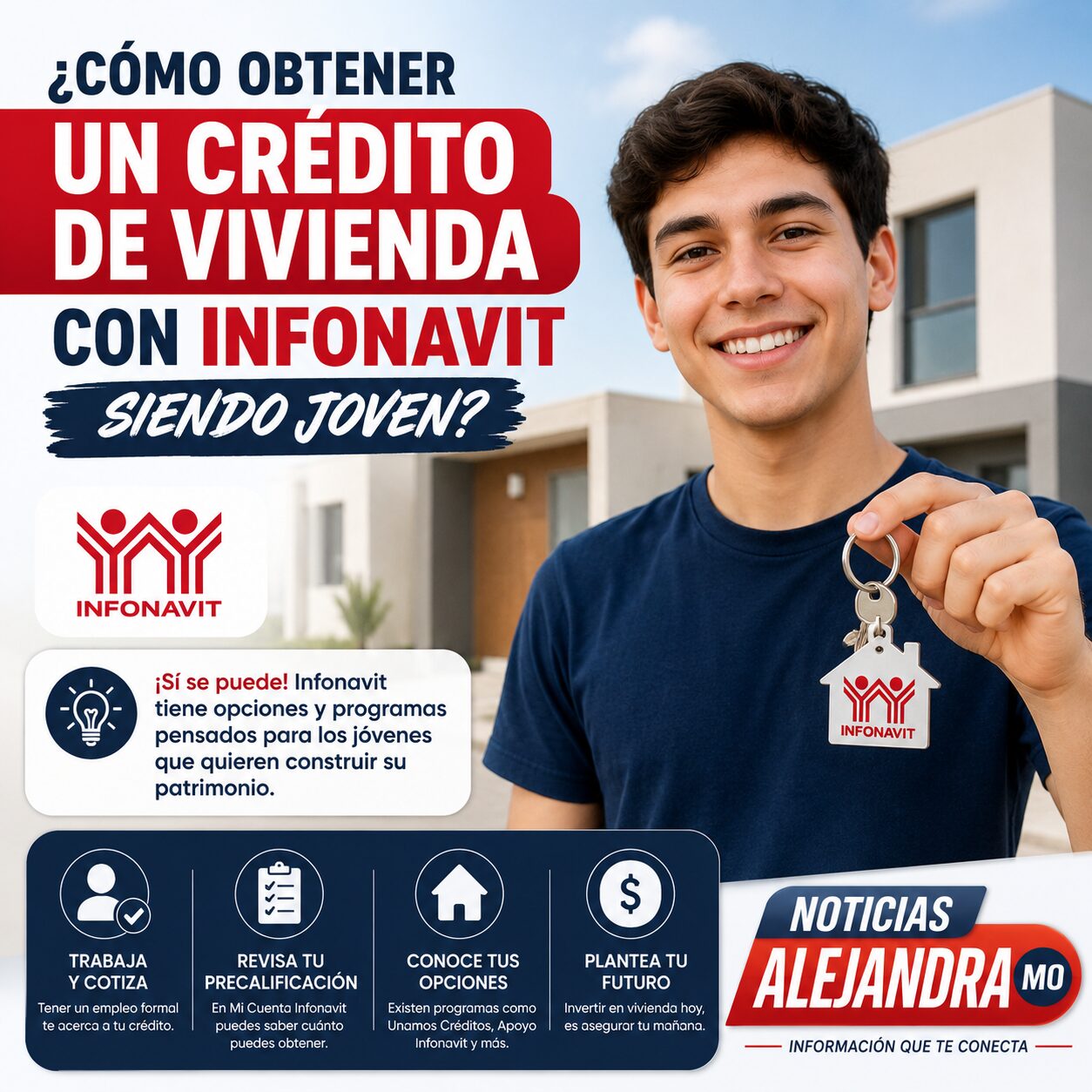 ¡Jóvenes Ya Pueden Tener Casa! Así Puedes Obtener un Crédito Infonavit en 2026 Aunque Ganes Poco