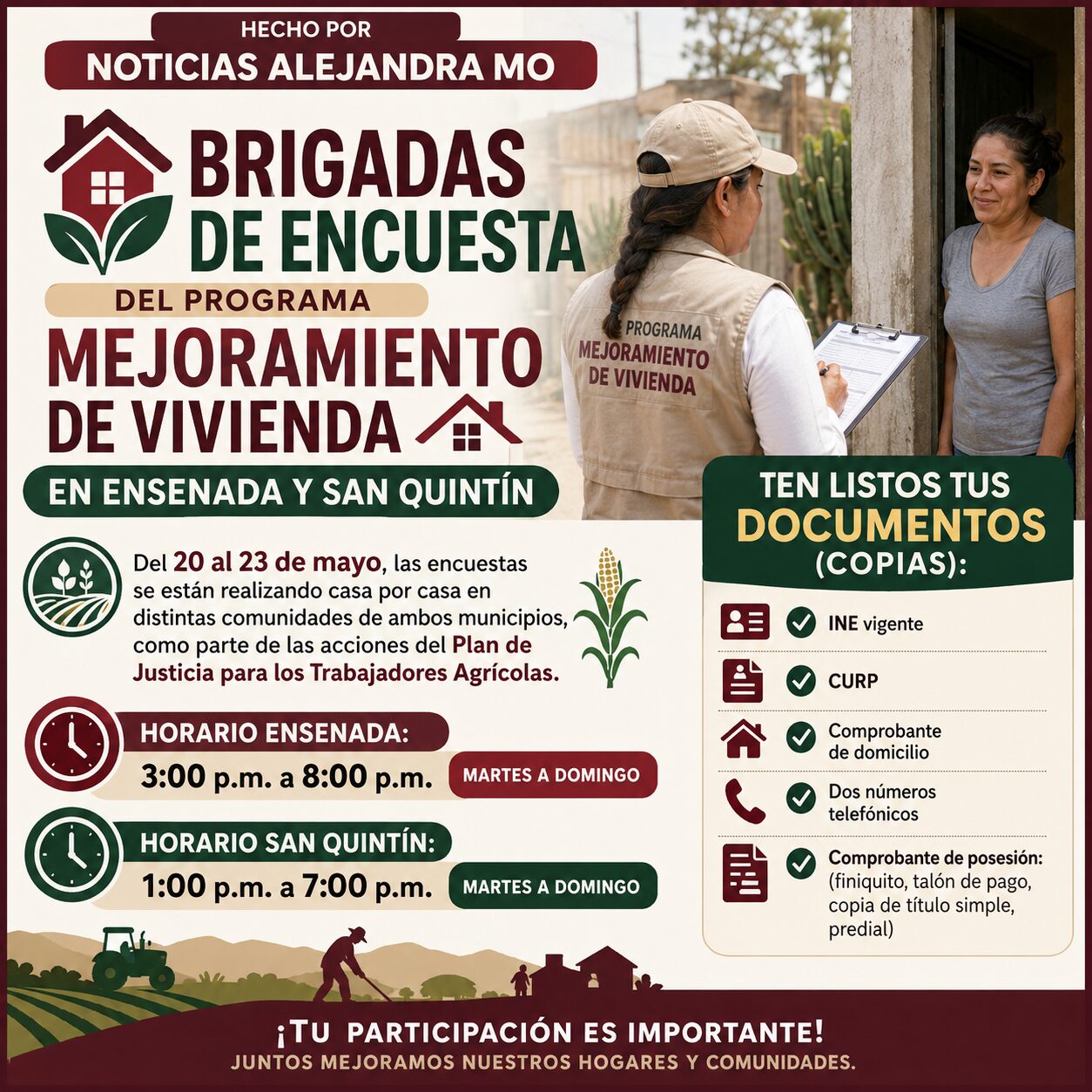 🚨 Gobierno Activa Brigadas Casa por Casa: Así Puedes Obtener el Apoyo de Mejoramiento de Vivienda en 2026