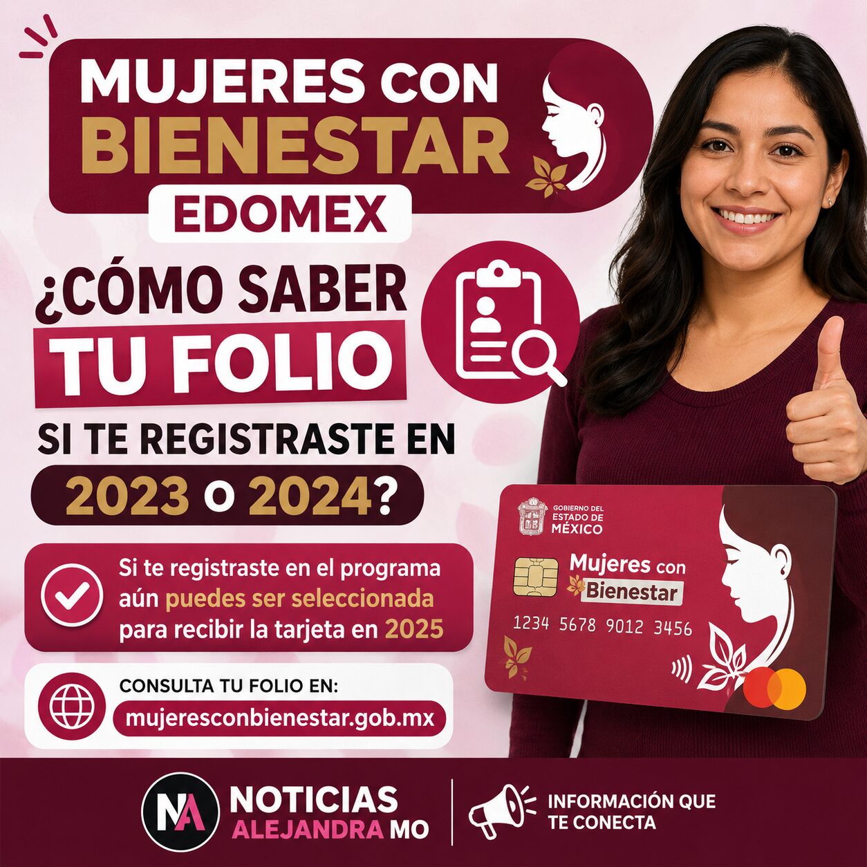 ¡Miles de Mujeres del Edomex Podrían Recibir la Tarjeta en 2026! Así Puedes Recuperar tu Folio de Mujeres con Bienestar si te Registraste en 2023 o 2024