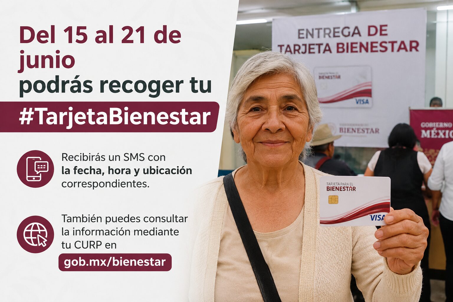 🚨 Tarjeta Bienestar 2026: Últimos Días para Recogerla; Beneficiarios Tienen Hasta el 21 de Junio para Recibir su Plástico