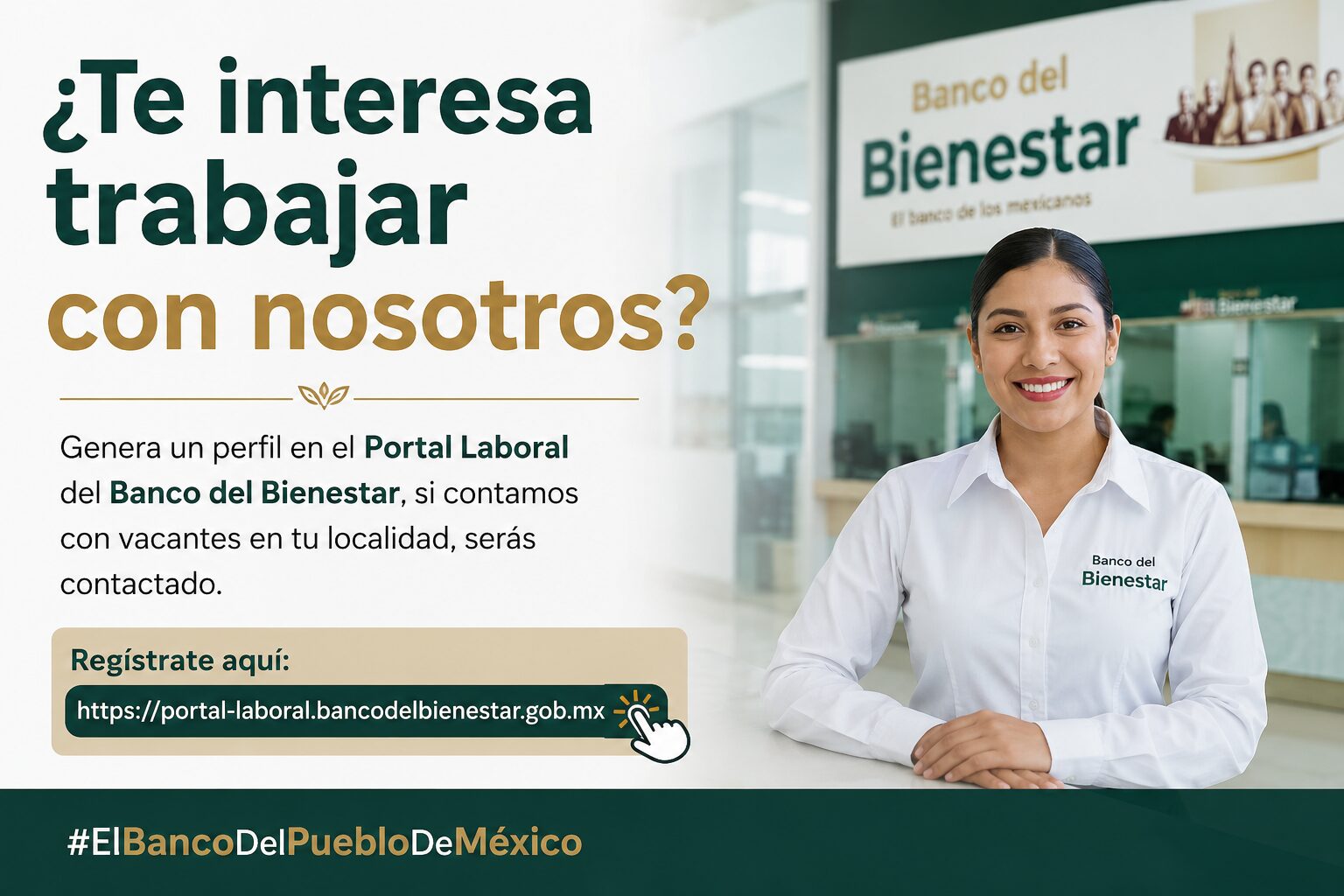 Banco del Bienestar Abre Oportunidades de Empleo en Todo México: Así Puedes Registrarte y Ser Considerado para Futuras Vacantes