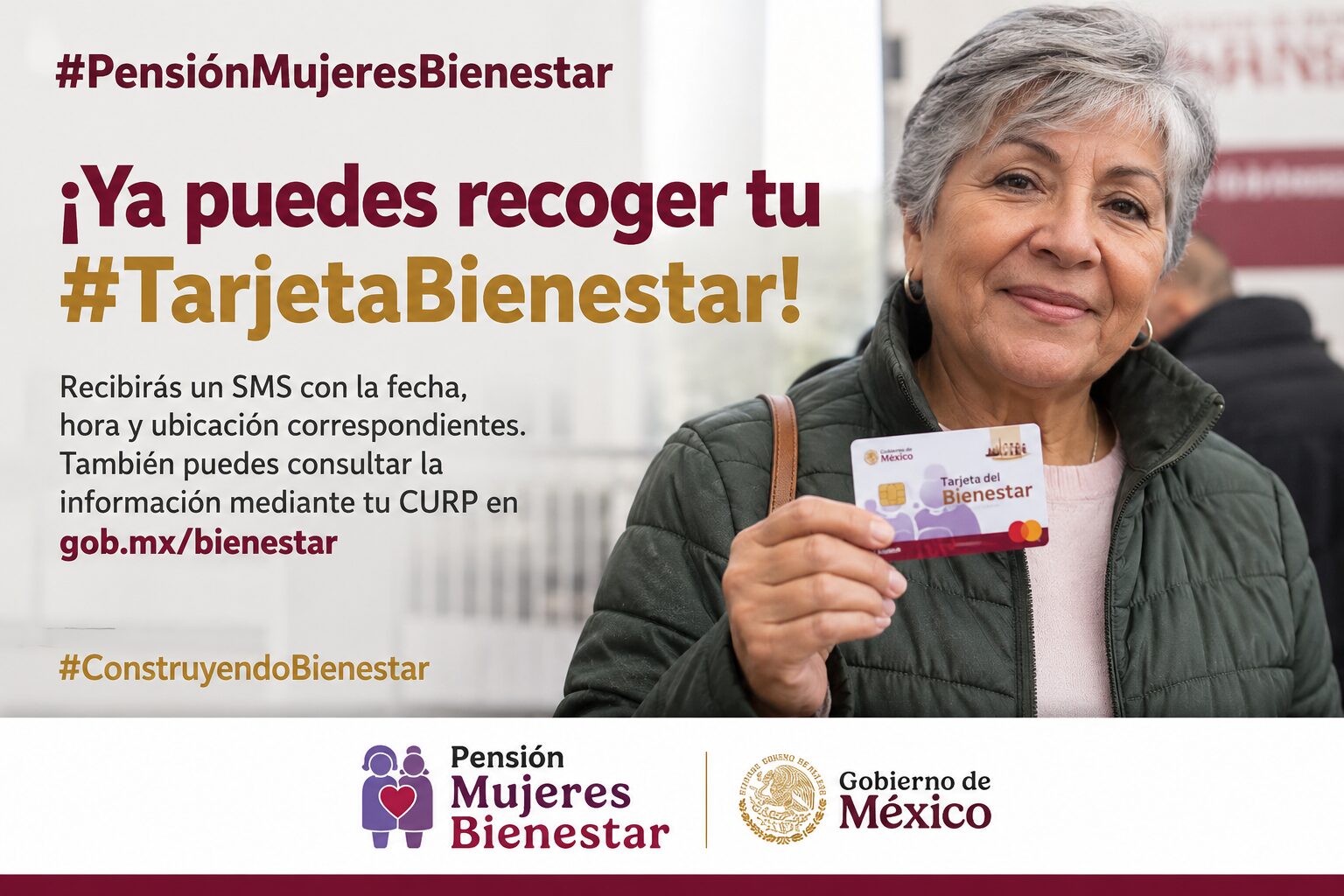 Pensión Mujeres Bienestar 2026: Comienza la Entrega de Tarjetas; Así Puedes Consultar Fecha, Hora y Lugar con tu CURP