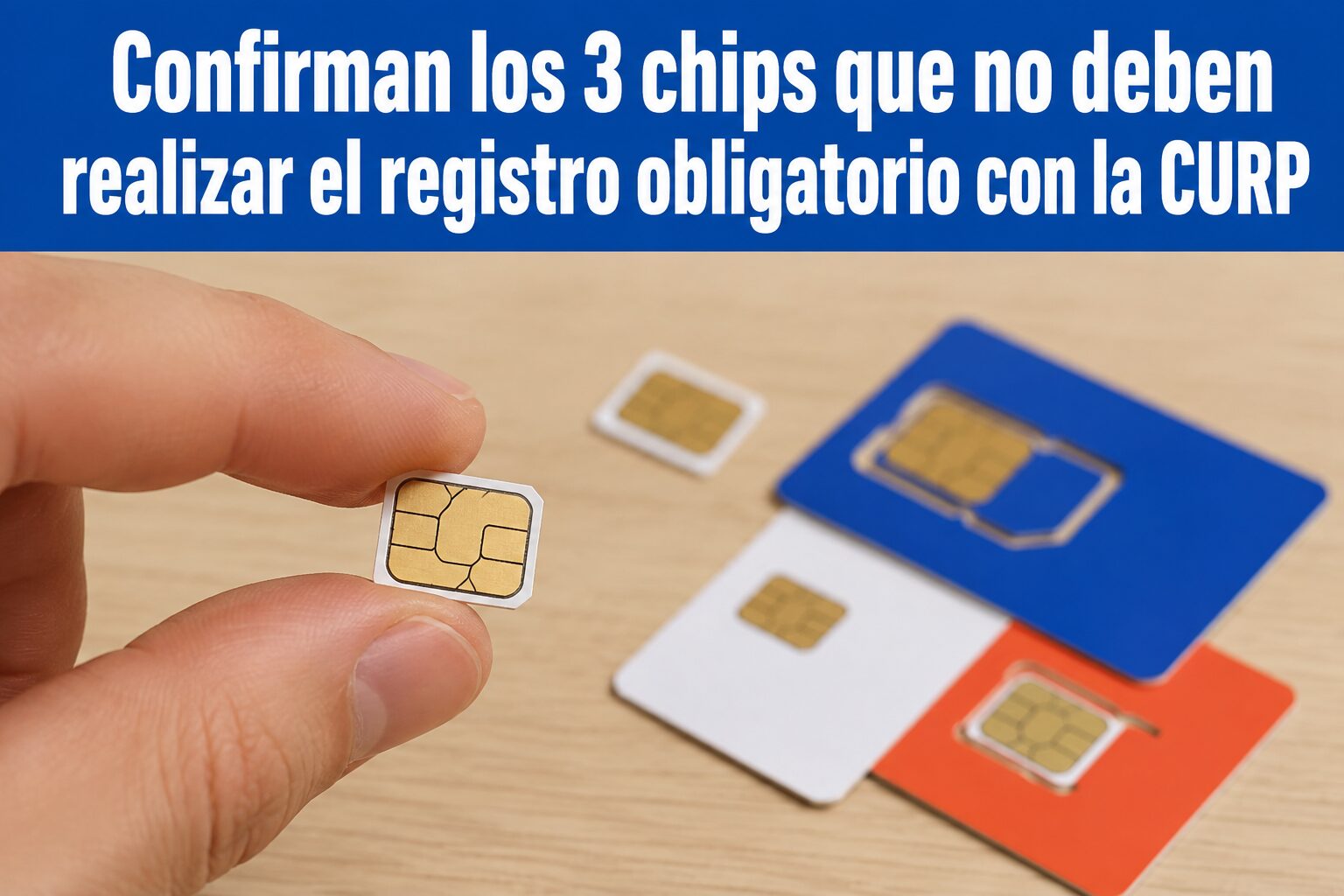 Registro de celulares con CURP: estos son los 3 tipos de chips que están exentos y no necesitan vincularse