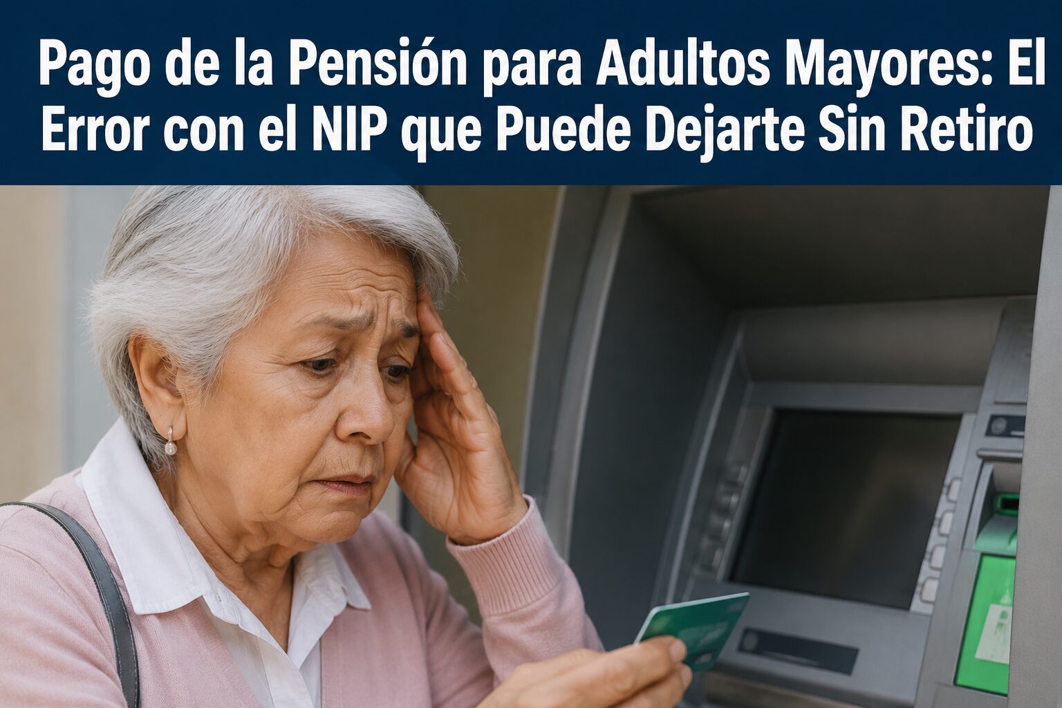 ALERTA PENSIÓN BIENESTAR: Este Error con el NIP Puede Bloquear tu Tarjeta y Complicarte el Retiro de $6,400