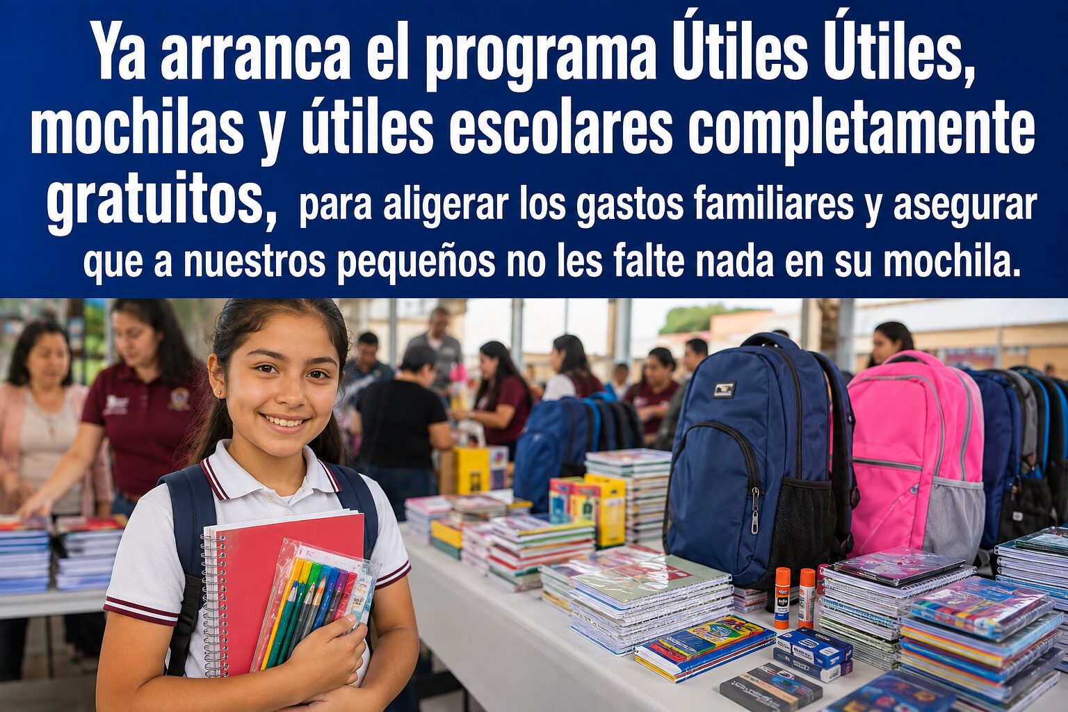 Útiles Útiles: HOY comienza la entrega de mochilas y útiles escolares GRATIS; requisitos y sedes