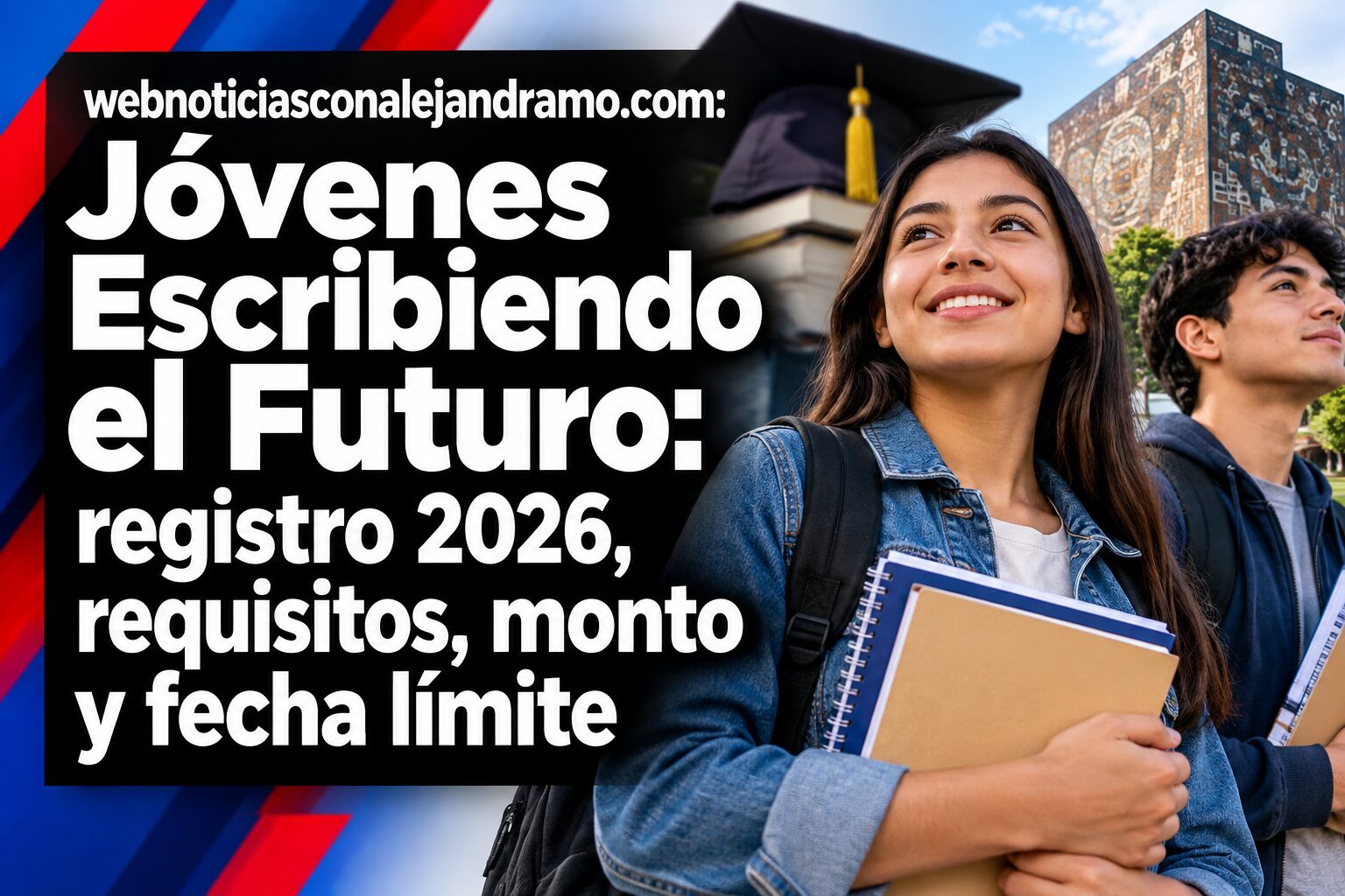 Jóvenes Escribiendo el Futuro: registro 2026, requisitos, monto y fecha límite
