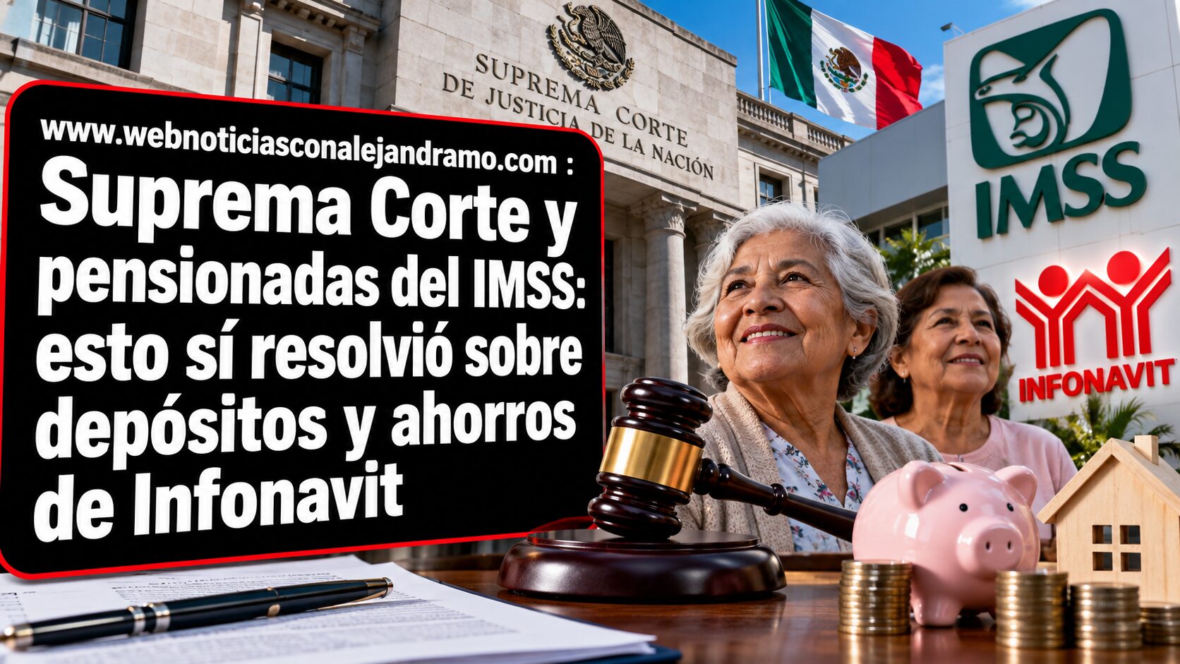 Suprema Corte y pensionadas del IMSS: esto sí resolvió sobre depósitos y ahorros de Infonavit