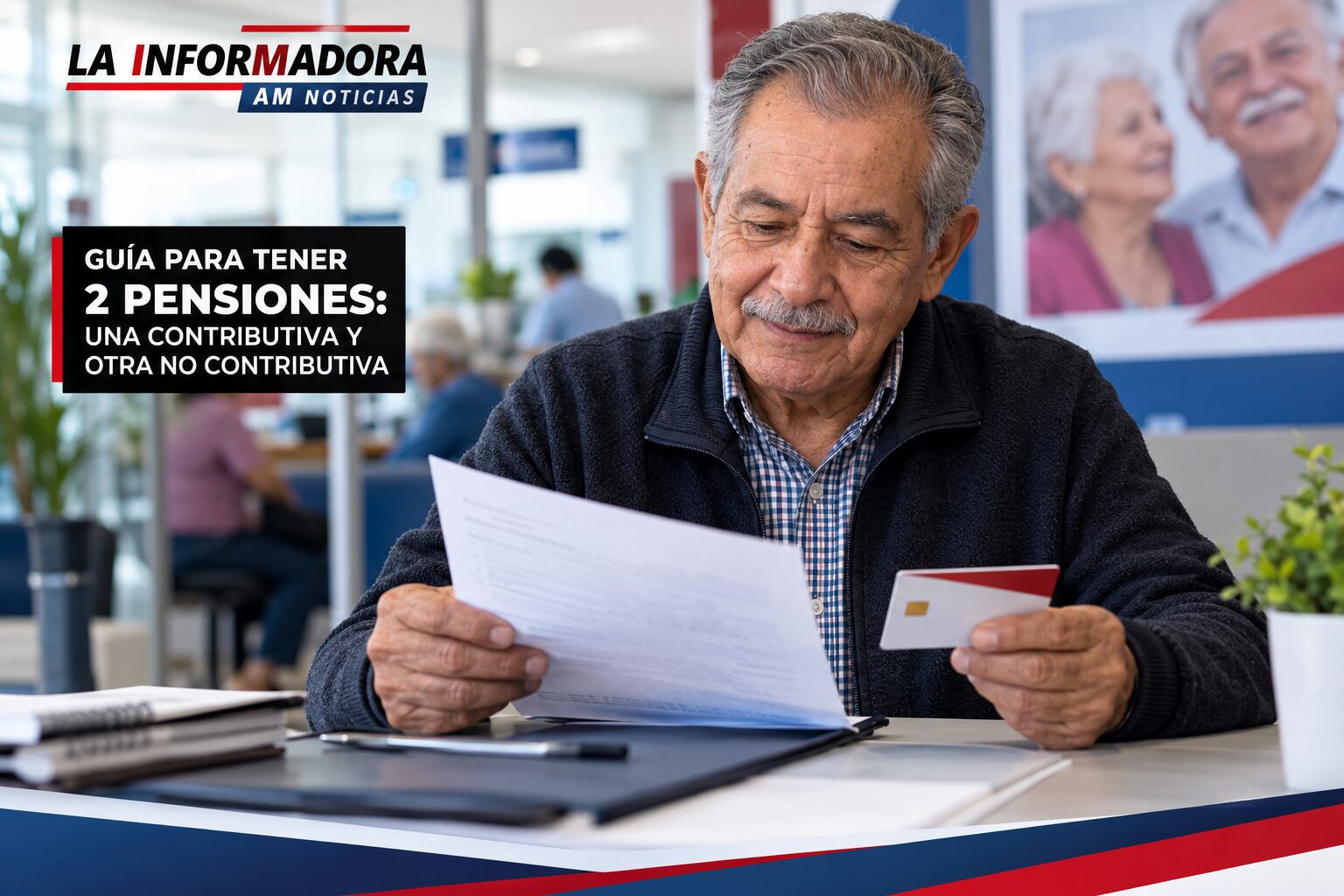 Guía para tener dos pensiones en México: una contributiva y otra no contributiva para adultos mayores