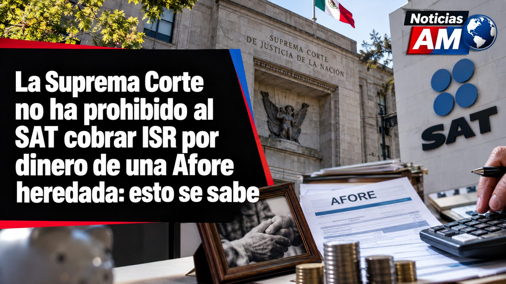 La Suprema Corte no ha prohibido al SAT cobrar ISR por dinero de una Afore heredada: esto se sabe