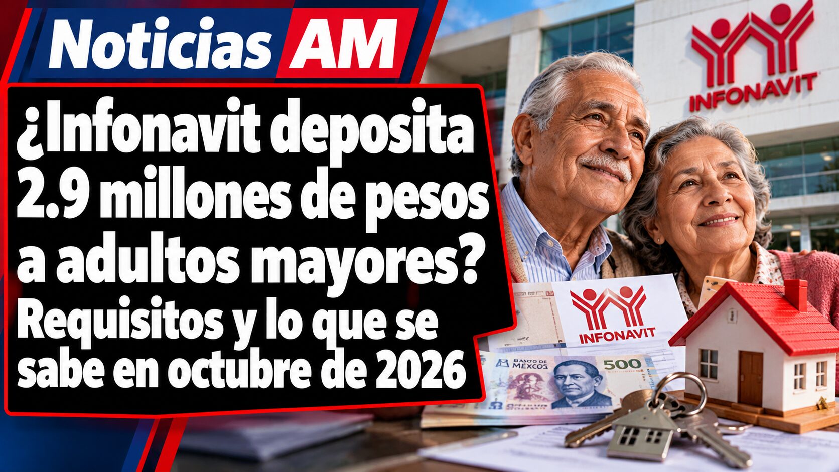 ¿Infonavit deposita 2.9 millones de pesos a adultos mayores? Requisitos y lo que se sabe en octubre de 2026