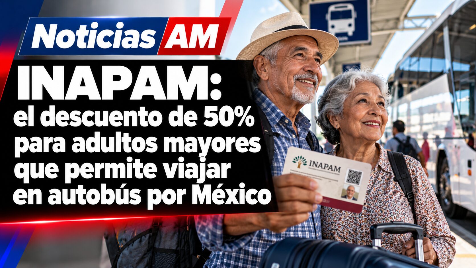 INAPAM: el descuento de 50% para adultos mayores que permite viajar en autobús por México