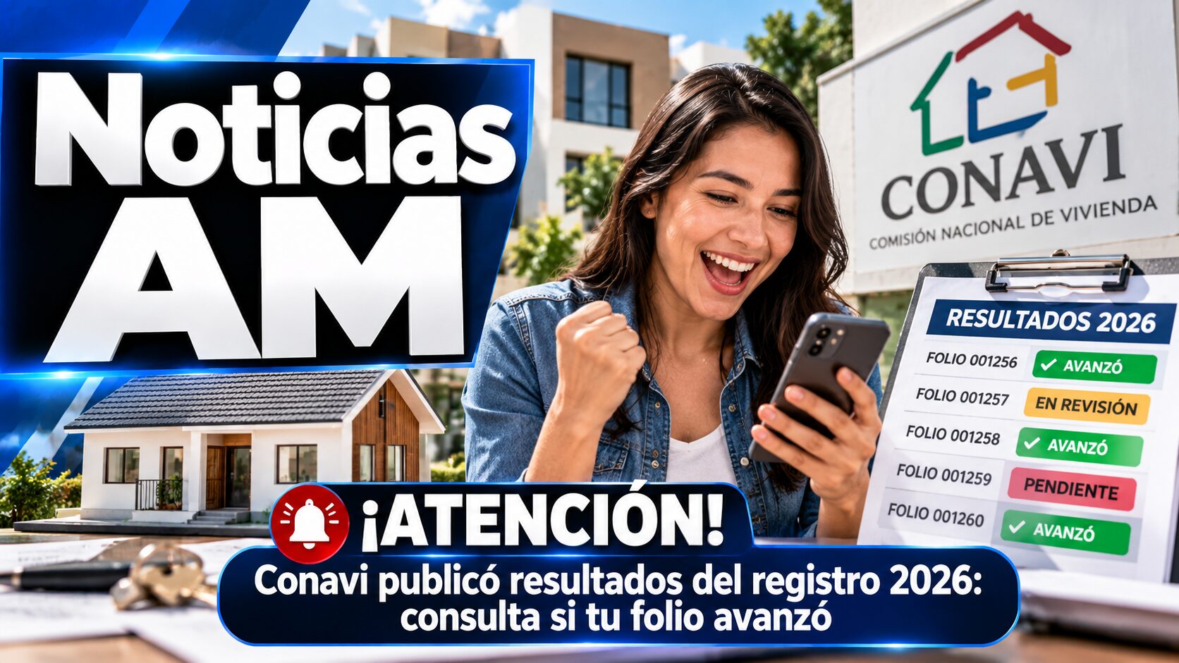 ¡ATENCIÓN! Conavi publicó resultados del registro 2026: consulta si tu folio avanzó