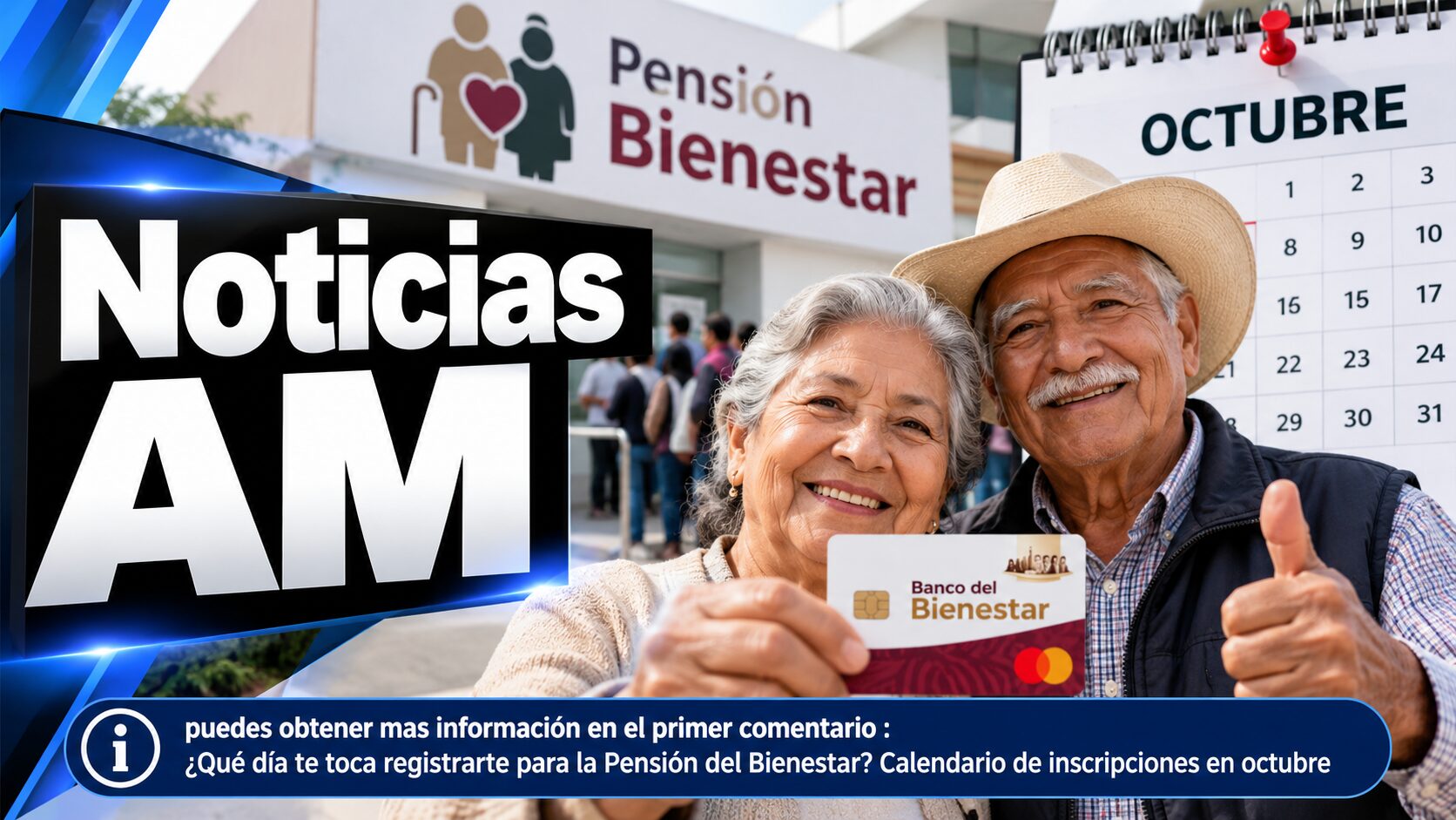 ¿Qué día te toca registrarte para la Pensión del Bienestar? Calendario de inscripciones en octubre de 2026