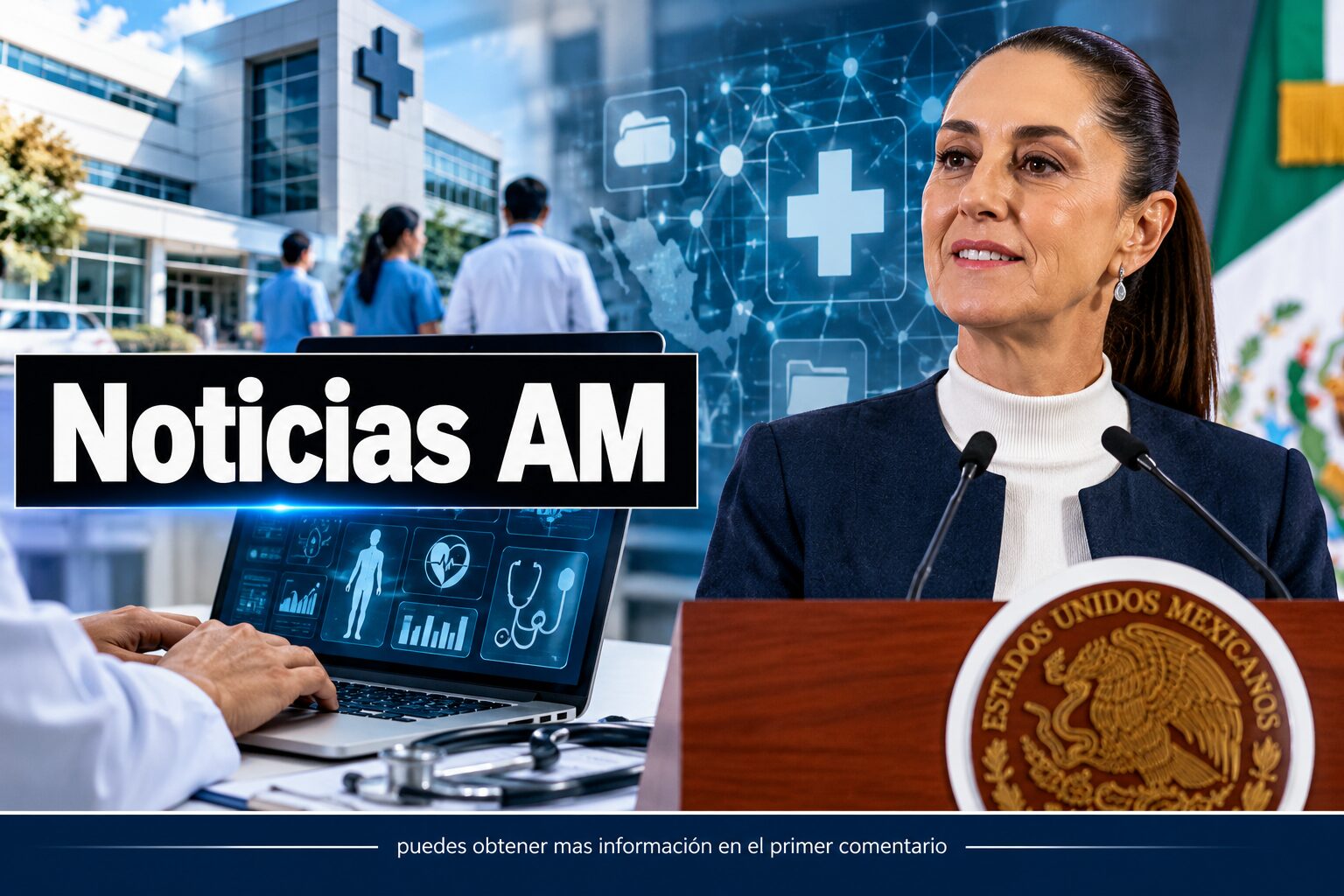 Sheinbaum crea consejo para digitalizar el sistema de salud en México; “Buscamos a los mejores”