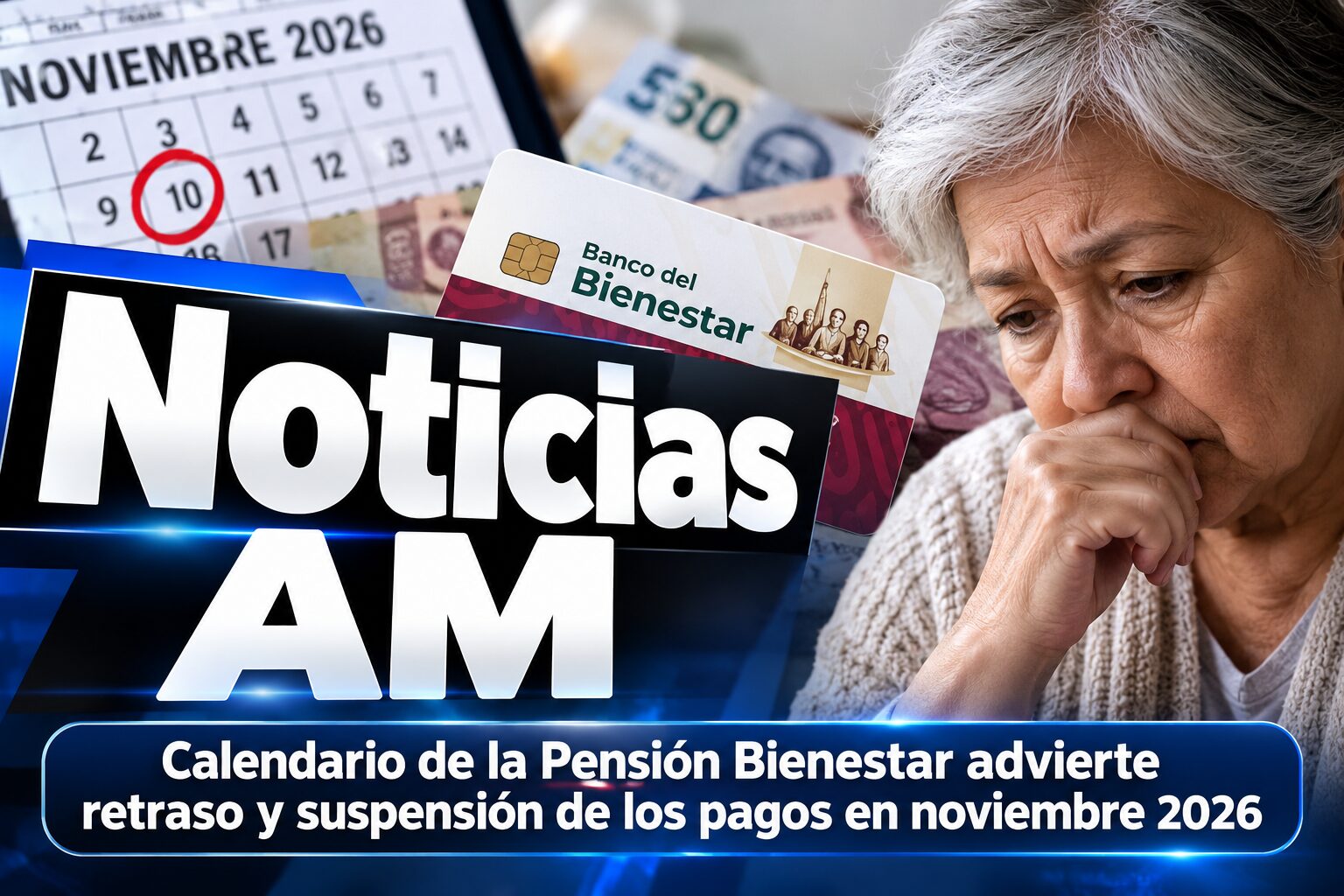NOTICIAS AM | Información y noticias de interés para México Pensión Bienestar noviembre 2026: advierten suspensión de depósitos y revelan el calendario oficial de pagos